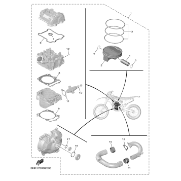 4 PISTON REBUILT KIT