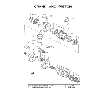CRANK AND PISTON