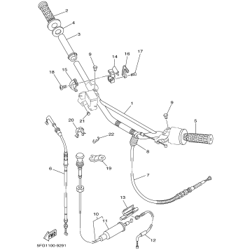 STEERING HANDLE CABLE