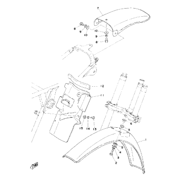 FRONT FENDER - REAR FENDER