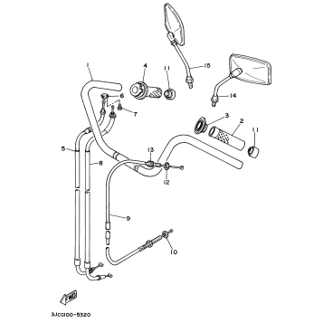 STEERING HANDLE CABLE