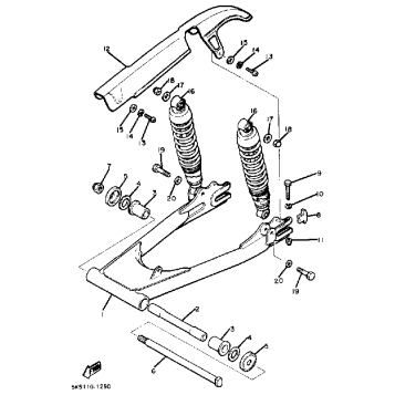 REAR ARM SUSPENSION XJ550H J K