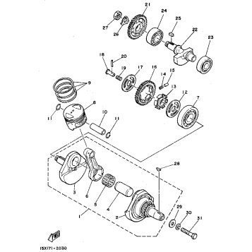 CRANKSHAFT PISTON