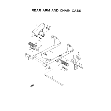 REAR ARM AND CHAIN CASE