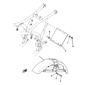 FRONT FENDER - REAR FENDER