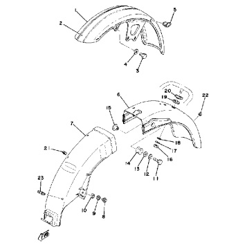 FRONT FENDER - REAR FENDER