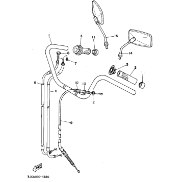 STEERING HANDLE CABLE