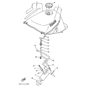 FUEL TANK CALIFORNIA ONLY