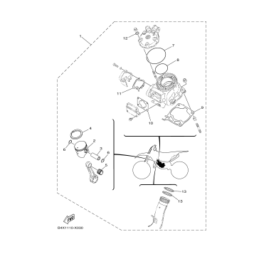 4 PISTON REBUILT KIT