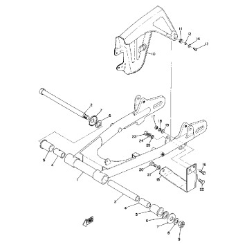 REAR ARM & CHAIN CASE