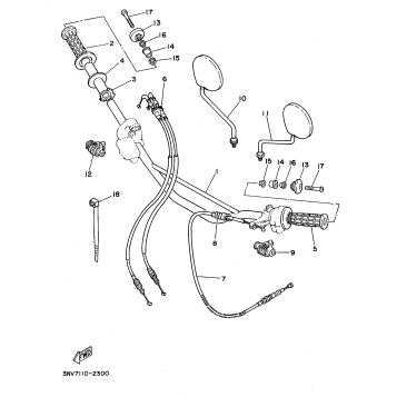STEERING HANDLE CABLE
