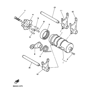 SHIFT CAM SHIFT FORK