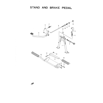 STAND - BRAKE PEDAL
