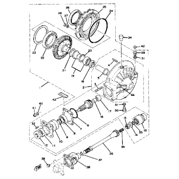 FINAL DRIVE GEAR-DRIVE SHAFT