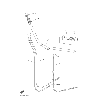 STEERING HANDLE CABLE