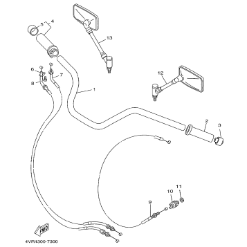 STEERING HANDLE CABLE