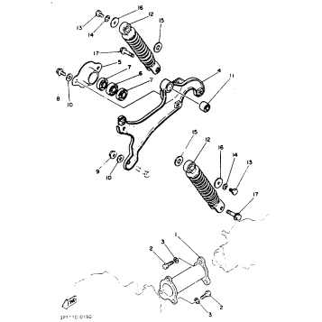 SWING ARM - REAR SHOCKS