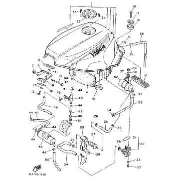 FUEL TANK CALIFORNIA MODEL ONLY