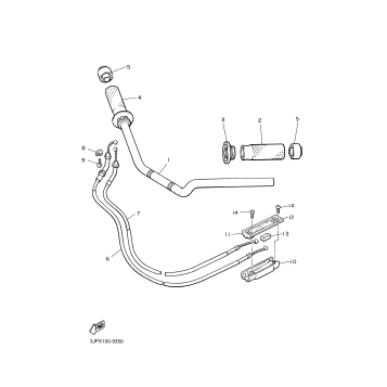 STEERING HANDLE CABLE