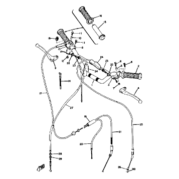 HANDLE - WIRE YZ80A - YZ80B