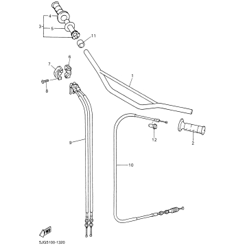 STEERING HANDLE CABLE