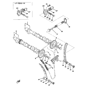 CAMSHAFT - CHAIN TENSIONER