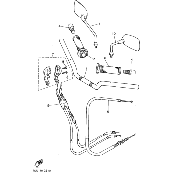 STEERING HANDLE CABLE