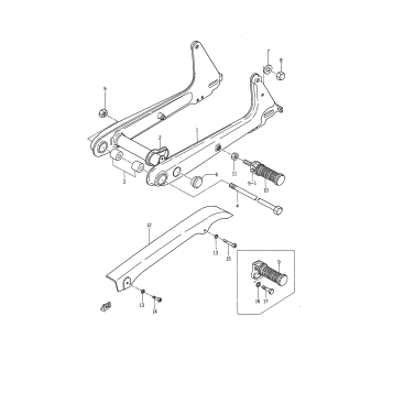 REAR ARM AND CHAIN CASE