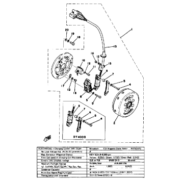 C - D - I - MAGNETO 400B - C