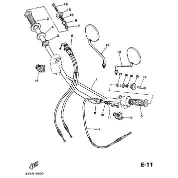 STEERING HANDLE - CABLE