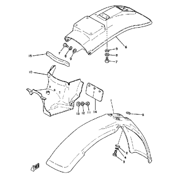 FRONT FENDER-REAR FENDER