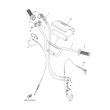STEERING HANDLE CABLE