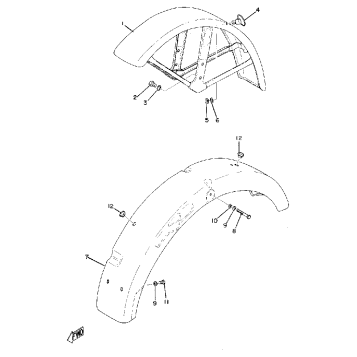 FRONT FENDER - REAR FENDER