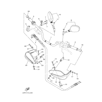 STEERING HANDLE CABLE