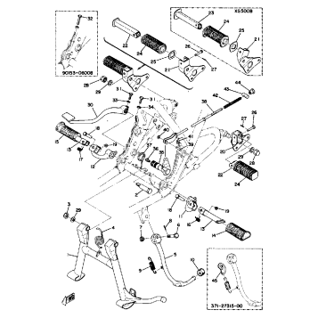 STAND FOOTREST BRAKE PEDAL