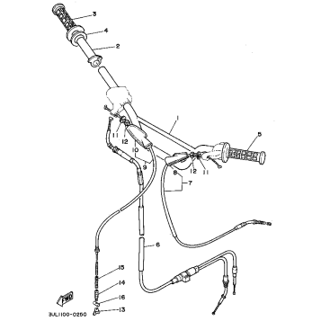 STEERING HANDLE - CABLE