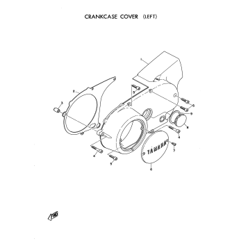 CRANKCASE COVER (LEFT)