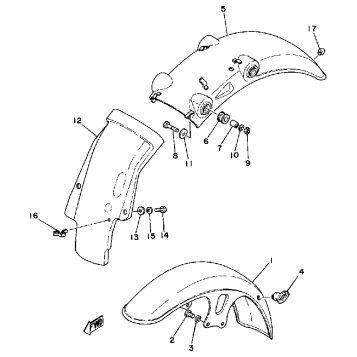 FRONT FENDER REAR FENDER