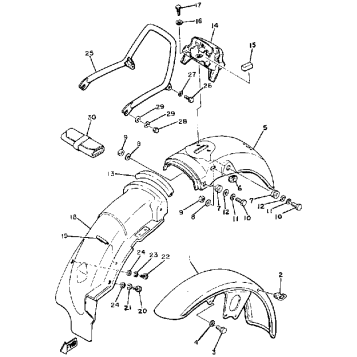 FRONT FENDER REAR FENDER