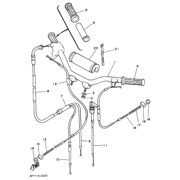 STEERING HANDLE CABLE
