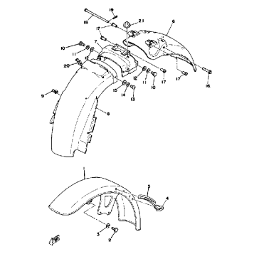 FRONT FENDER - REAR FENDER