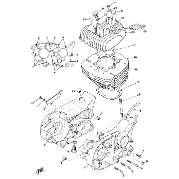 CYLINDER - CRANKCASE