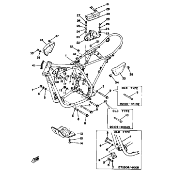 FRAME - SIDE COVER 250B - C - 400B - C