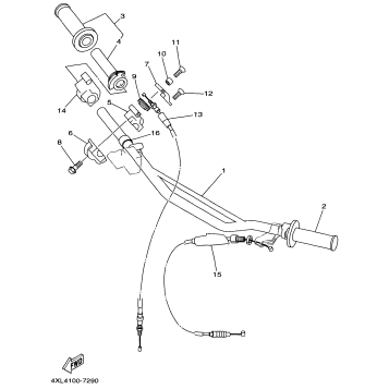 STEERING HANDLE CABLE