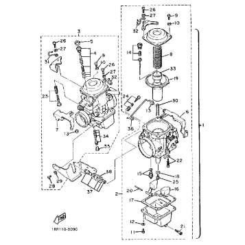 CARBURETOR CALIFORNIA MODEL ONLY