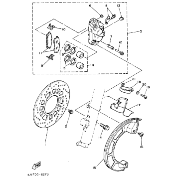 FRONT BRAKE - CALIPER