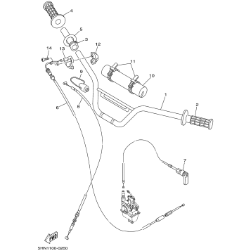 STEERING HANDLE CABLE