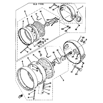 HEADLIGHT 250B - C - 400B - C