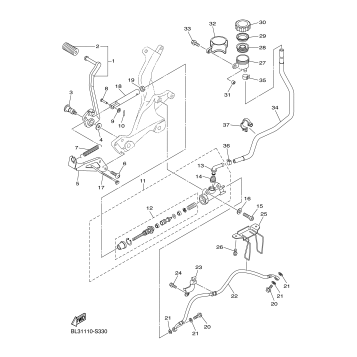 REAR MASTER CYLINDER