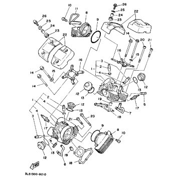 CYLINDER HEAD CALIFORNIA MODEL ONLY